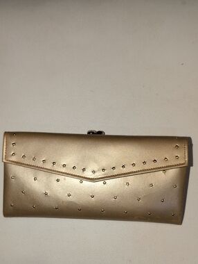 Vintage Princess Gardner Gold Studded Wallet From The 60s Or 70s Era